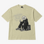 STF Focus Create Repeat T-shirt in washed cream — front flatlay