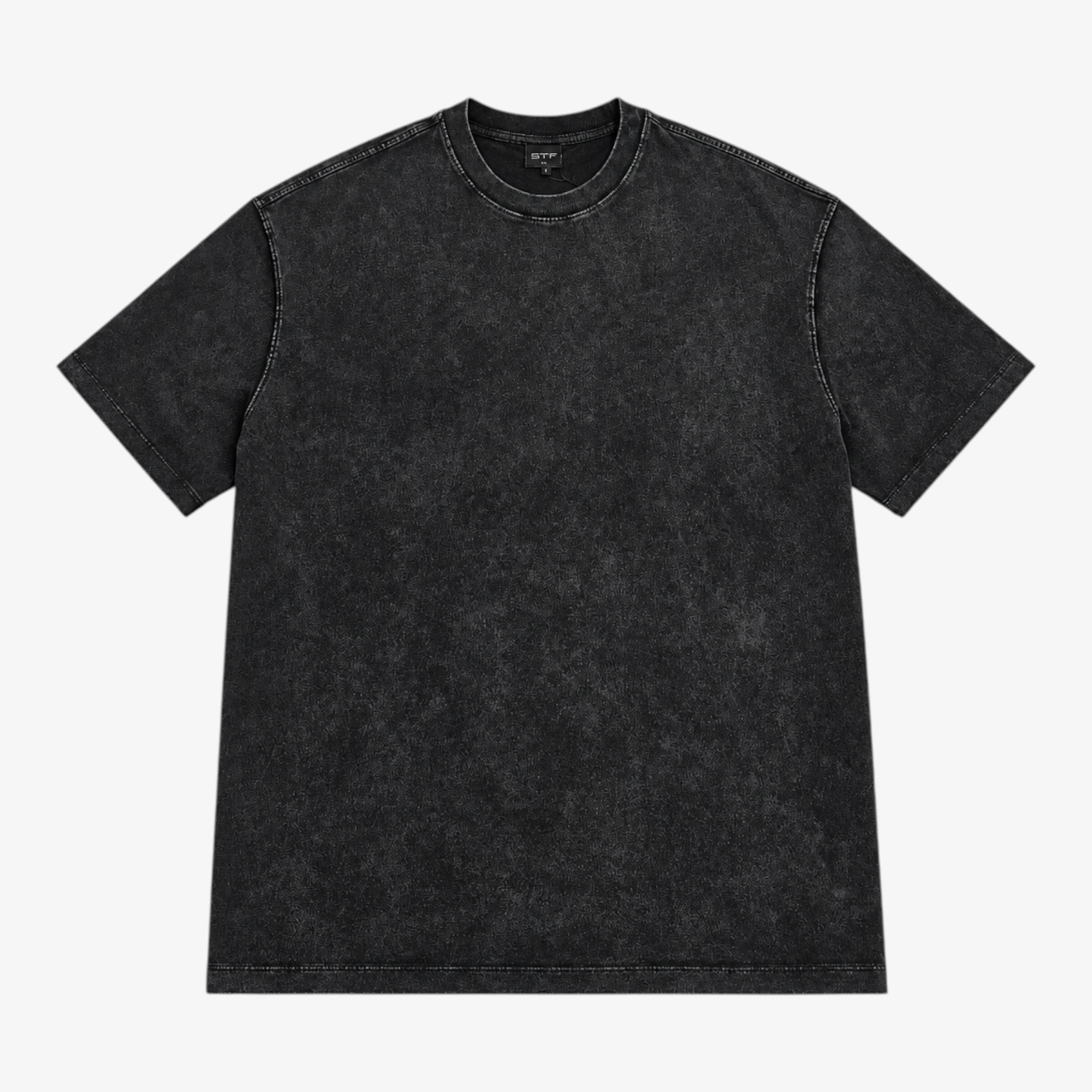 STF Spiral Graphic T-Shirt — Washed Black Secondary image
