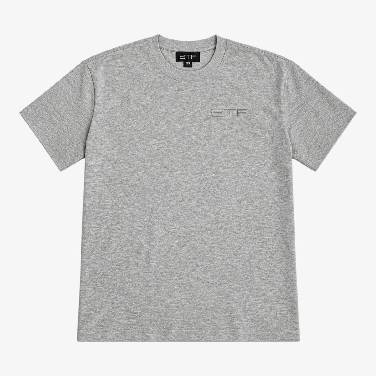 STF Tonal T-Shirt in Grey Marl — Front flat lay