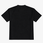 STF black boxy oversized T-shirt back view
