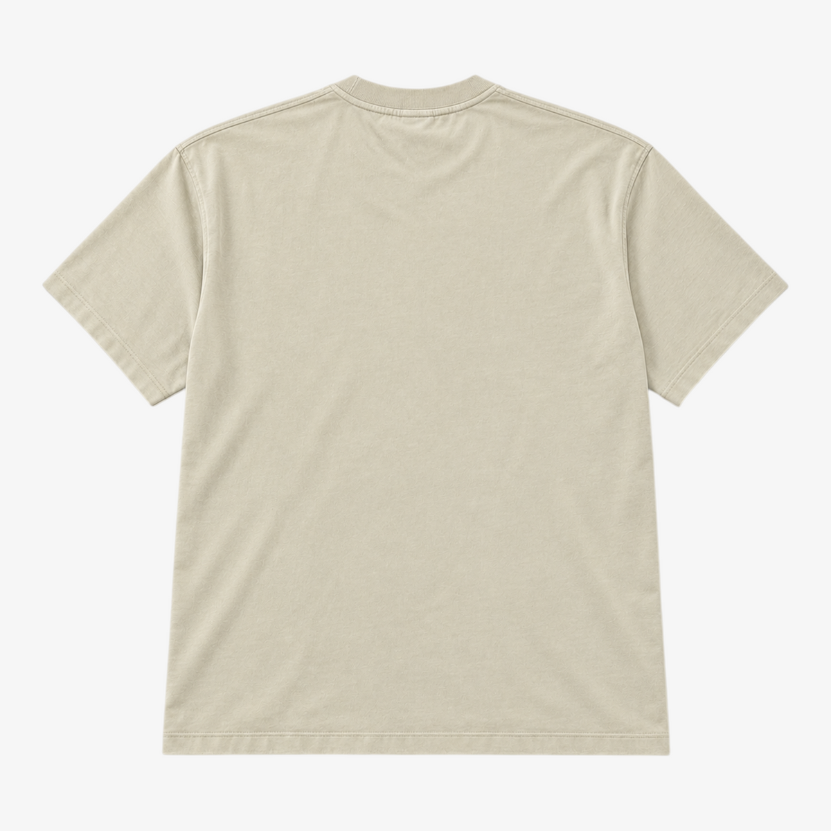 STF Burn the Map cream boxy oversized T-shirt — back
