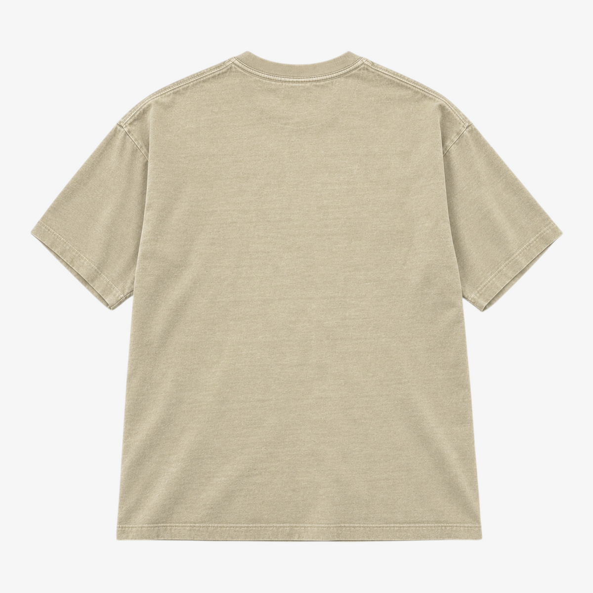 STF Heart of the System Graphic T-Shirt in Washed Cream — Plain back flat lay