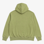 STF oversized olive hoodie back view