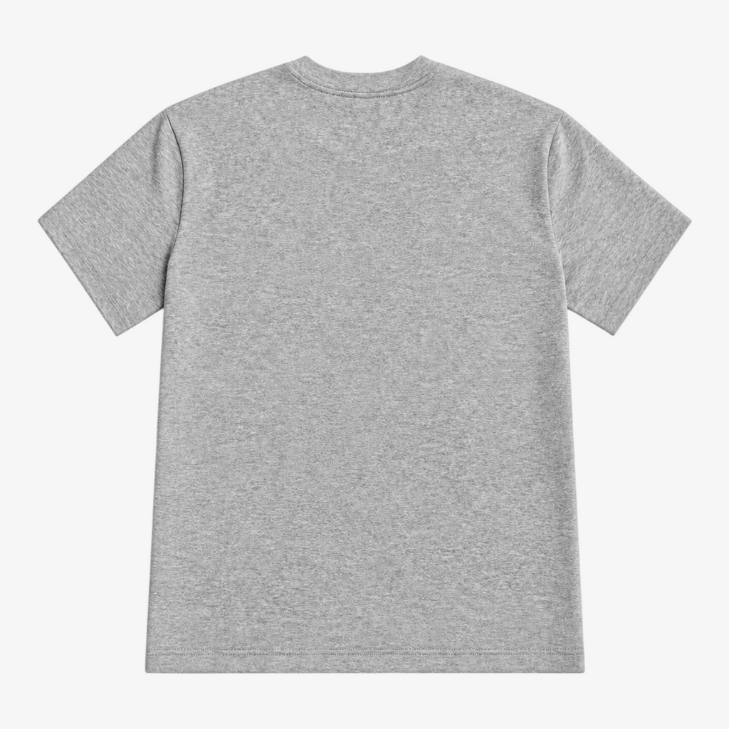 STF Tonal T-Shirt in Grey Marl — Plain back flat lay