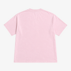 STF oversized tonal T-shirt in light pink — Plain back flat lay