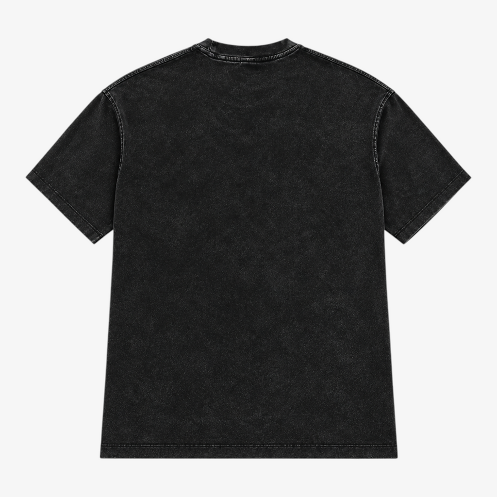STF Unseen Form washed-black oversized T-shirt — back
