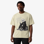 STF Focus Create Repeat T-shirt in washed cream — male front