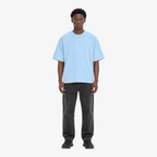 STF Leroy–Prince light blue oversized T-shirt — model front