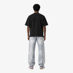 Male model wearing STF Club T-Shirt Black back