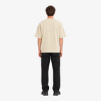 STF Dreamscape Graphic T-Shirt in Cream — Male model back view