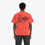 STF Prince Liam coral oversized T-shirt male back view