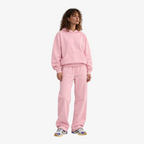 STF oversized boxy tracksuit set in pink — Female model front