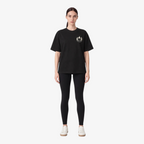 Female model wearing STF Club T-Shirt Black front