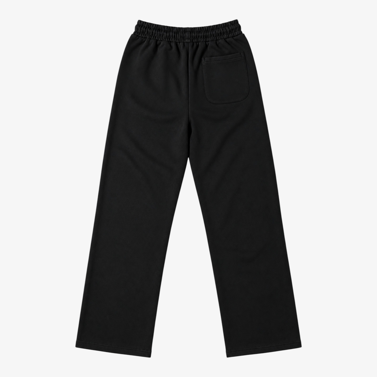 STF Washed Black Straight-Leg Joggers — back
