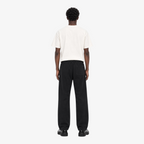 STF Washed Black Straight-Leg Joggers on male model — back